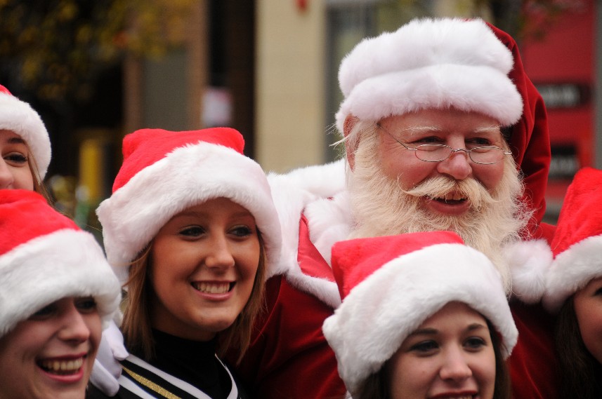 Santa Jeff at McDonald's Thanksgiving Parade 2010 Chicago